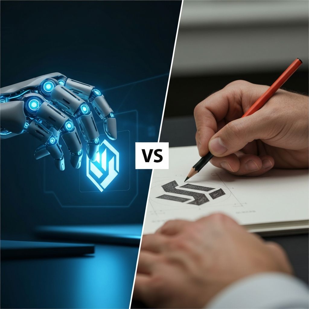 AI Logo Design vs Traditional Design: A Comparison